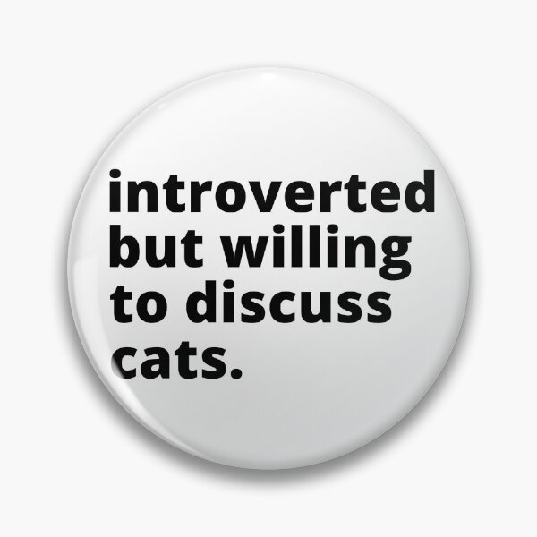 Item preview, Introverted But Willing To Discuss Cats Cat Lover Antisocial Cat Mom Cat Dad Vintage designed and sold by EyanShop.