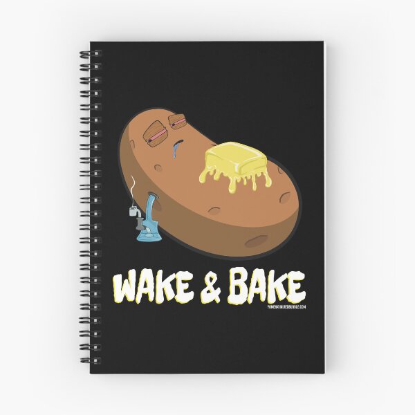 Item preview, Stoned baked potato cartoon-wake and bake designed and sold by YomeHayin.