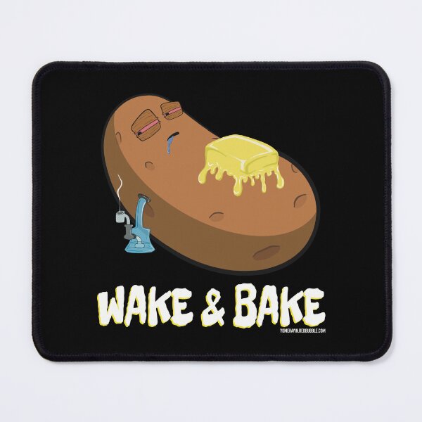 Item preview, Stoned baked potato cartoon-wake and bake designed and sold by YomeHayin.