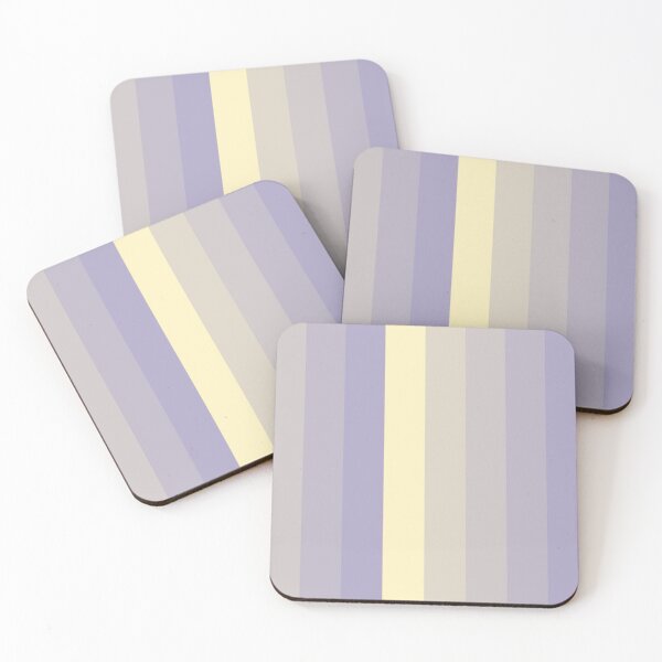 Item preview, Beige Grey Gradient Vertical Five Stripes  designed and sold by LoloTrends.