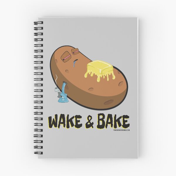 Item preview, Stoned baked potato cartoon-wake and bake designed and sold by YomeHayin.
