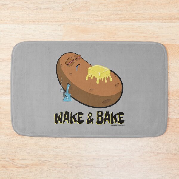 Item preview, Stoned baked potato cartoon-wake and bake designed and sold by YomeHayin.