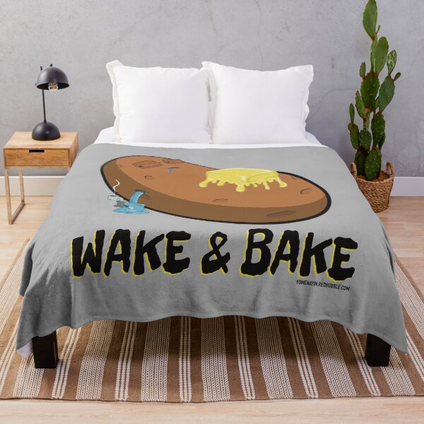 Item preview, Stoned baked potato cartoon-wake and bake designed and sold by YomeHayin.