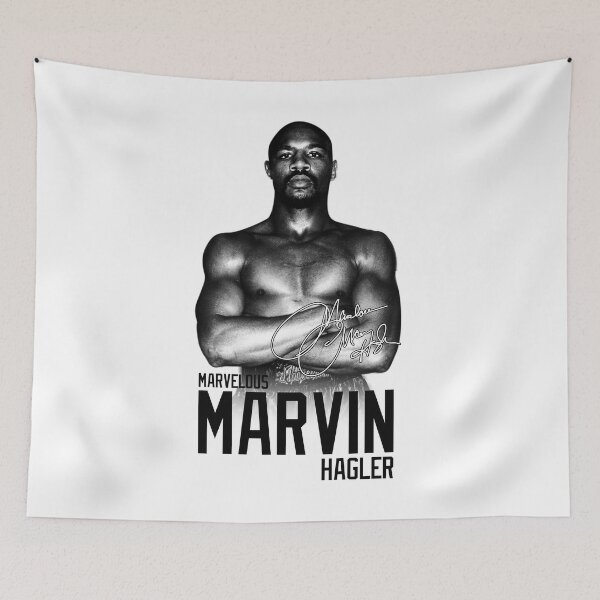 Item preview, Marvelous Marvin Hagler Boxing Legend Signature Vintage Retro 80s 90s Rap Style designed and sold by RamonaBernhard.