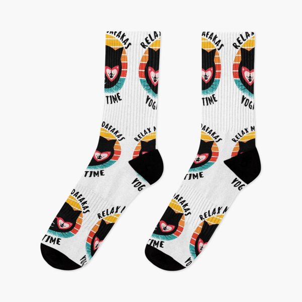 Item preview, funny yoga retro madafakas black cat love yoga designed and sold by salahnewdesign.