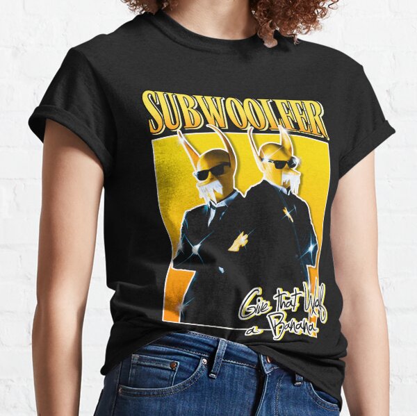 Subwoofer Give That Wolf A Banana Norvège Eurovision 2022 Y2K T-shirt classique