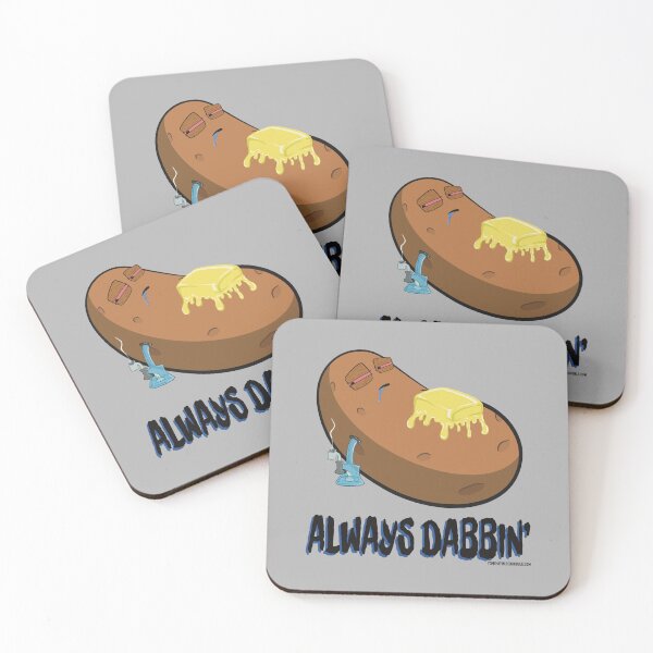 Item preview, Stoned baked potato cartoon-always dabbing designed and sold by YomeHayin.