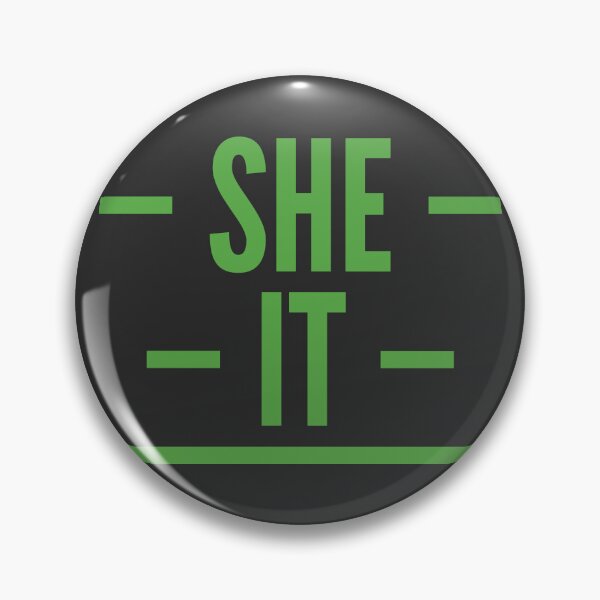 Item preview, She/It Pronouns designed and sold by Vira Magnus Layton.