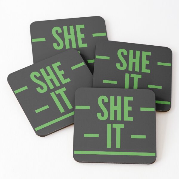 Item preview, She/It Pronouns designed and sold by Vira Magnus Layton.