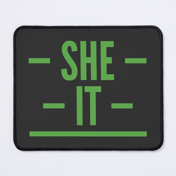 Item preview, She/It Pronouns designed and sold by Vira Magnus Layton.