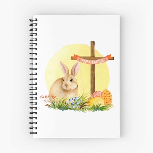 Item preview, Happy Easter Bunny and Cross designed and sold by ChelleCreate.
