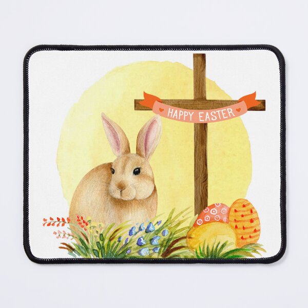 Item preview, Happy Easter Bunny and Cross designed and sold by ChelleCreate.
