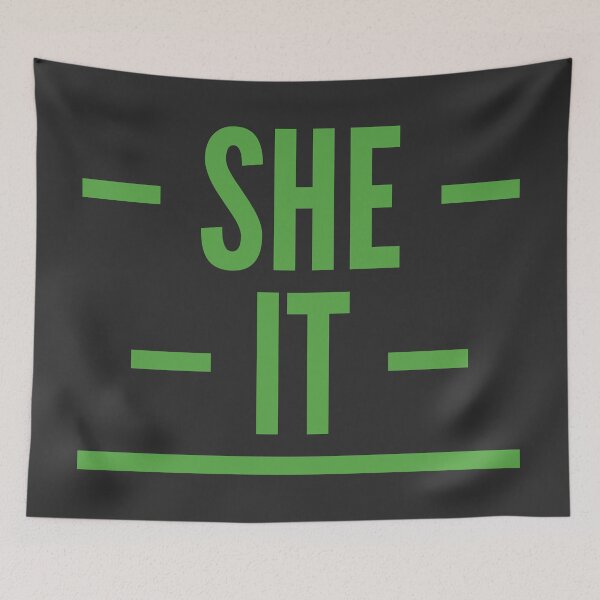 Item preview, She/It Pronouns designed and sold by Vira Magnus Layton.