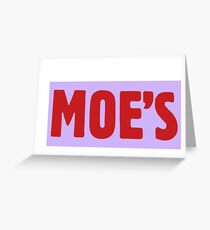 Moe's Tavern Greeting Card