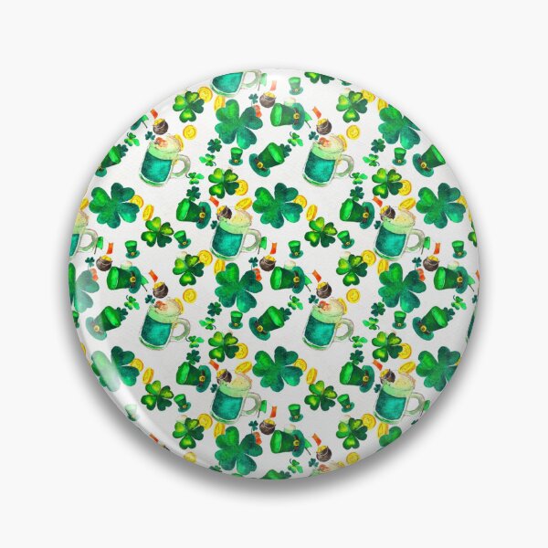 Item preview, Irish Ireland St Patrick's Patricks Day Shamrock Lucky Clover Flag Colors designed and sold by Draculaura2009.