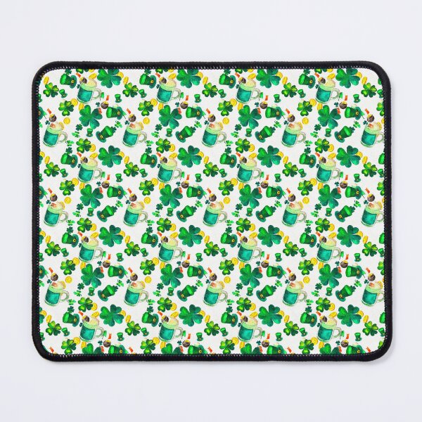 Item preview, Irish Ireland St Patrick's Patricks Day Shamrock Lucky Clover Flag Colors designed and sold by Draculaura2009.