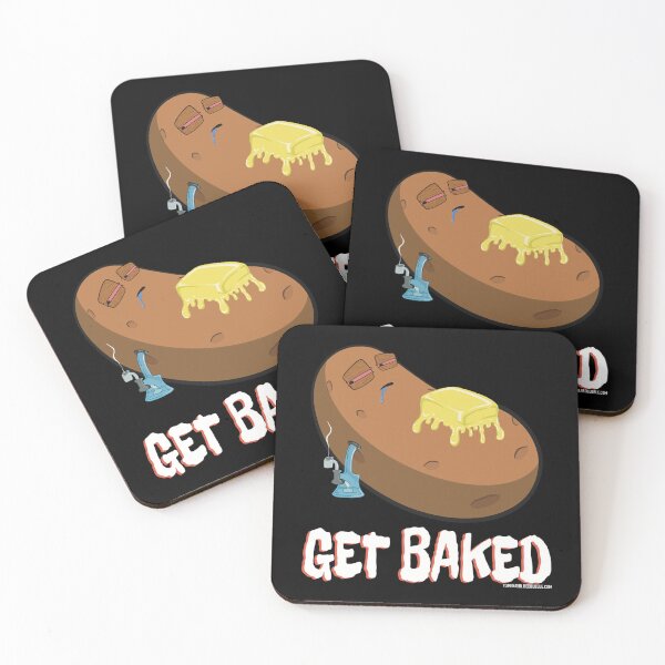 Item preview, Stoned baked potato cartoon-get baked designed and sold by YomeHayin.