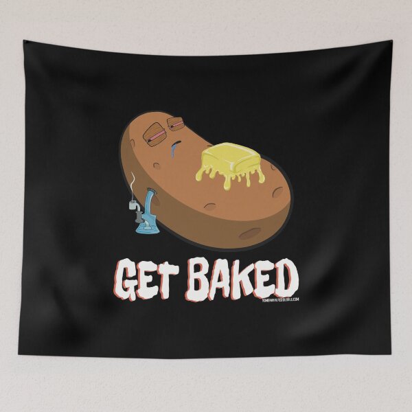 Item preview, Stoned baked potato cartoon-get baked designed and sold by YomeHayin.