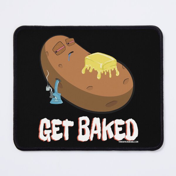 Item preview, Stoned baked potato cartoon-get baked designed and sold by YomeHayin.