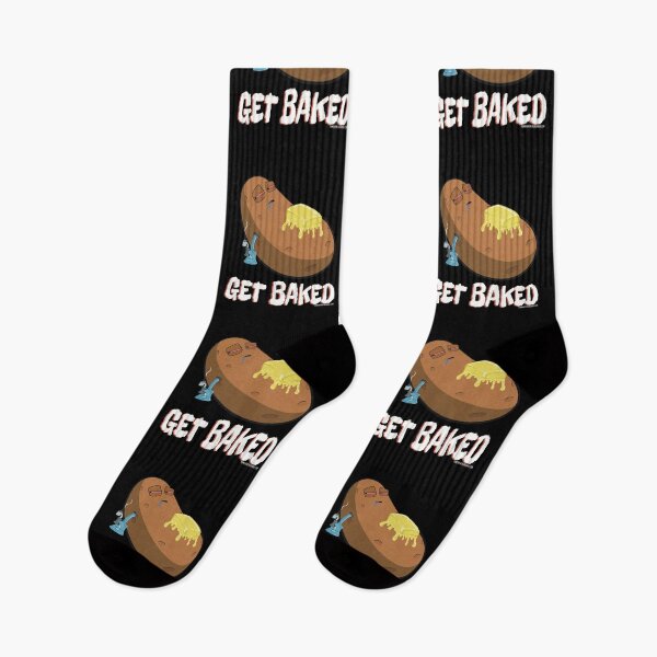 Item preview, Stoned baked potato cartoon-get baked designed and sold by YomeHayin.