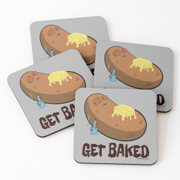 Item preview, Stoned baked potato cartoon-get baked designed and sold by YomeHayin.