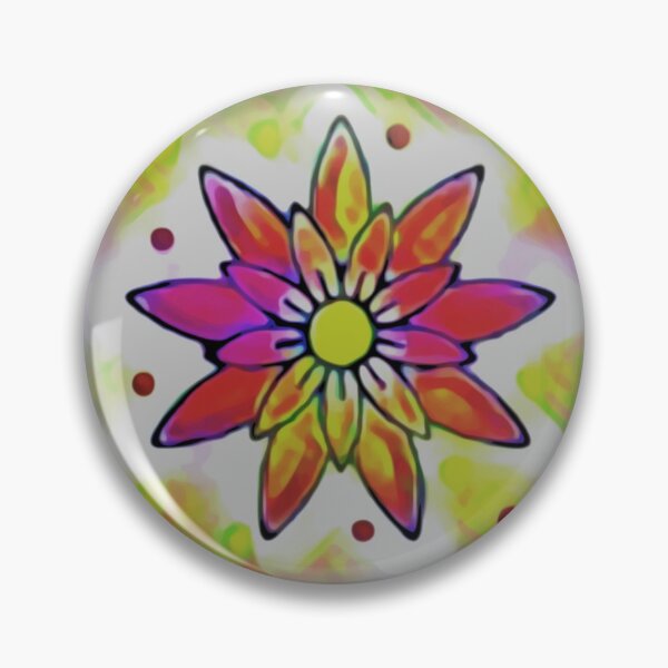 Item preview, Pink Starflower Pattern   designed and sold by MediaArtbyMara.