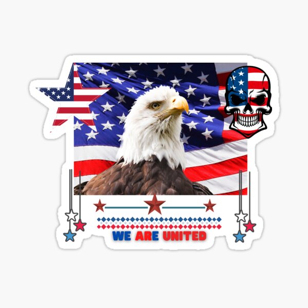 just wanted to remind people of America how nice is their color of their flag Sticker