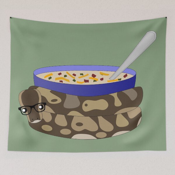 Item preview, Beautiful Soup Python Pun designed and sold by chrispy doodles.