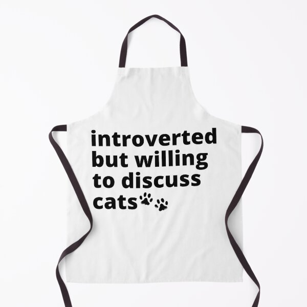 Item preview, Introverted But Willing To Discuss Cats Cat Lover Antisocial Cat Mom Cat Dad Vintage designed and sold by EyanShop.