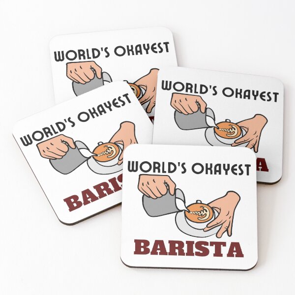 Item preview, Happy Barista Day designed and sold by theredsharp.