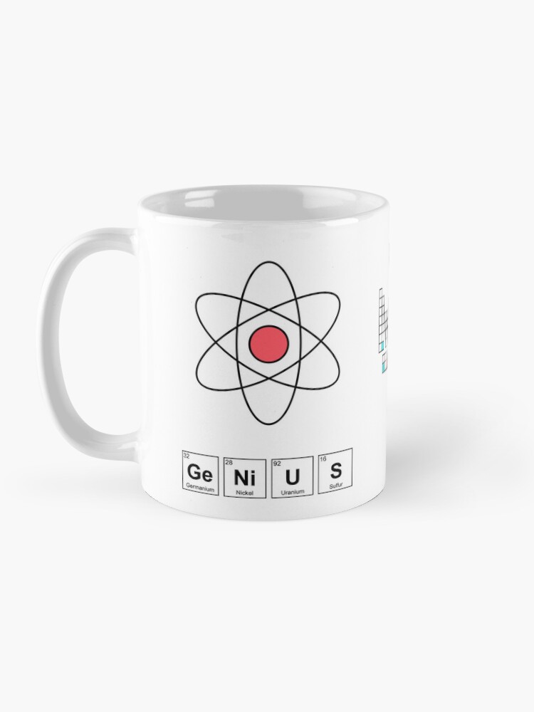 Thumbnail 3 of 6, Coffee Mug, Genius Brainiac Chemical Elements designed and sold by ApplicVision.