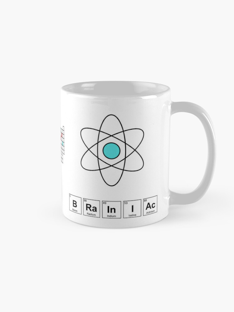 Alternate view of Genius Brainiac Chemical Elements Coffee Mug