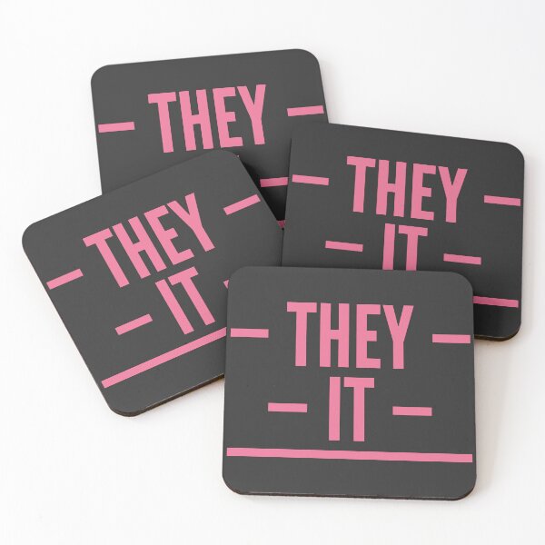 Item preview, They/It Pronouns designed and sold by Vira Magnus Layton.