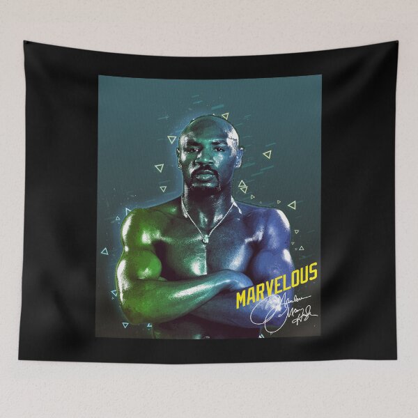 Item preview, Vintage Marvelous Marvin Hagler Boxing Legend Signature Retro 80s 90s Rap Style designed and sold by RamonaBernhard.