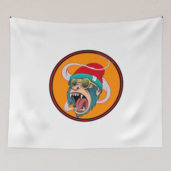 Item preview, Champanzees vibes, happy monkey designed and sold by Gazo freeze  ★★★★★.