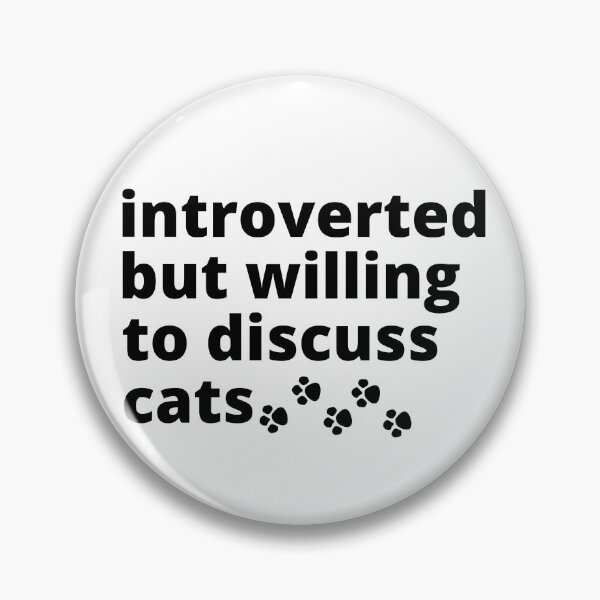 Item preview, Introverted But Willing To Discuss Cats Cat Lover Antisocial Cat Mom Cat Dad Vintage designed and sold by EyanShop.