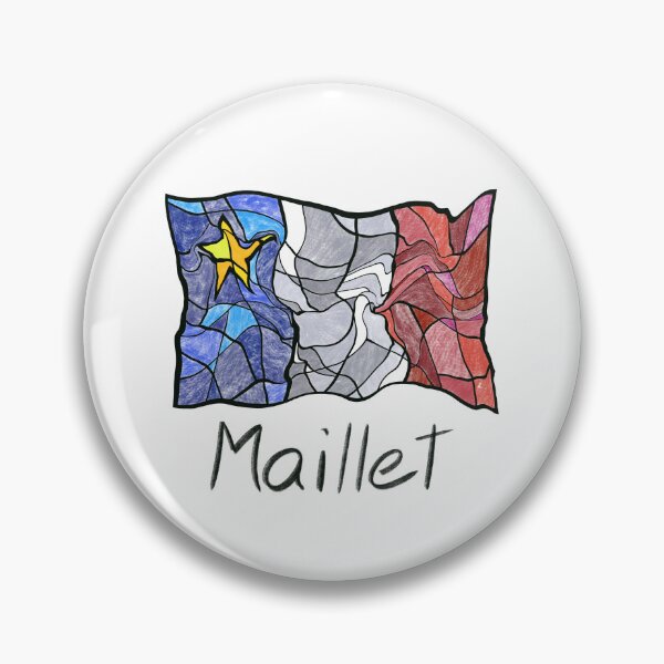 Item preview, Acadian Flag pastel liquid mosaic Maillet  - Drapeau acadien mosaïque liquide pastel vitrail Maillet designed and sold by ColoursOfFrance.