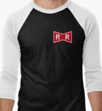 Red Ribbon Army Logo Men's Baseball ¾ T-Shirt