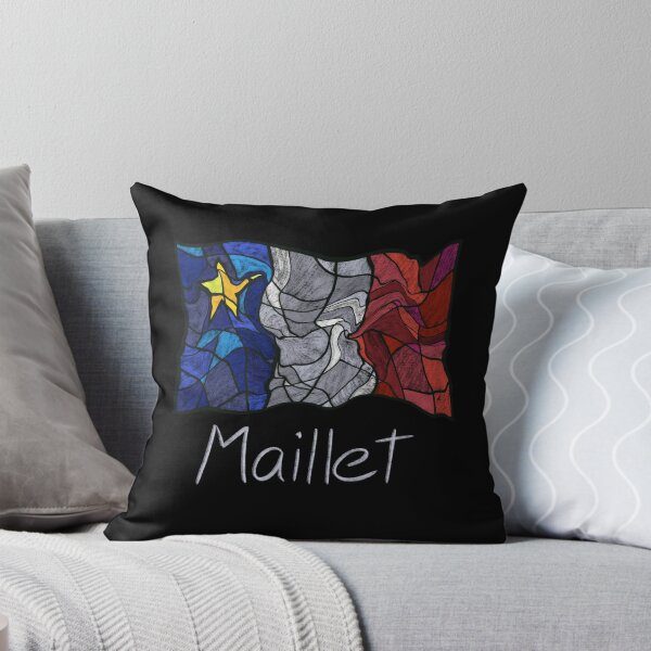 Artikelvorschau, Acadian Flag Pastel Liquid Mosaik Maillet - Drapeau Acadien Mosaïque Liquide Pastel Vitrail Maillet entworfen und verkauft von ColoursOfFrance.