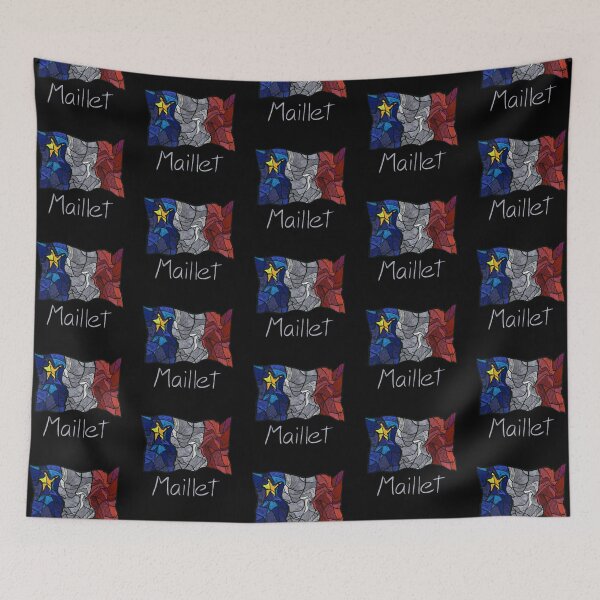 Artikelvorschau, Acadian Flag Pastel Liquid Mosaik Maillet - Drapeau Acadien Mosaïque Liquide Pastel Vitrail Maillet entworfen und verkauft von ColoursOfFrance.