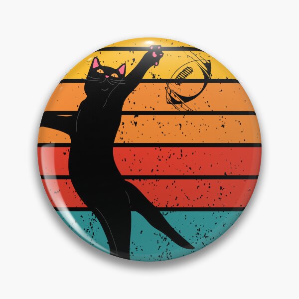 Item preview, funny football retro madafakas black cat love rugby designed and sold by salahnewdesign.