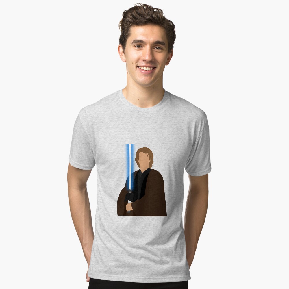 Vista previa del artículo con la obra «Camiseta de tejido mixto», diseñado y vendido por dazedstickerz.