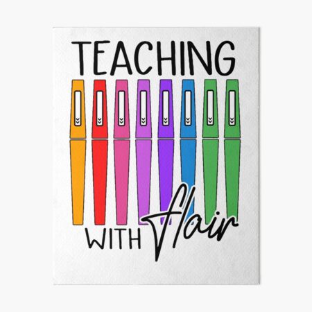 Teaching With Flair Svg, Flair Pen Svg, Teacher Svg, Teaching