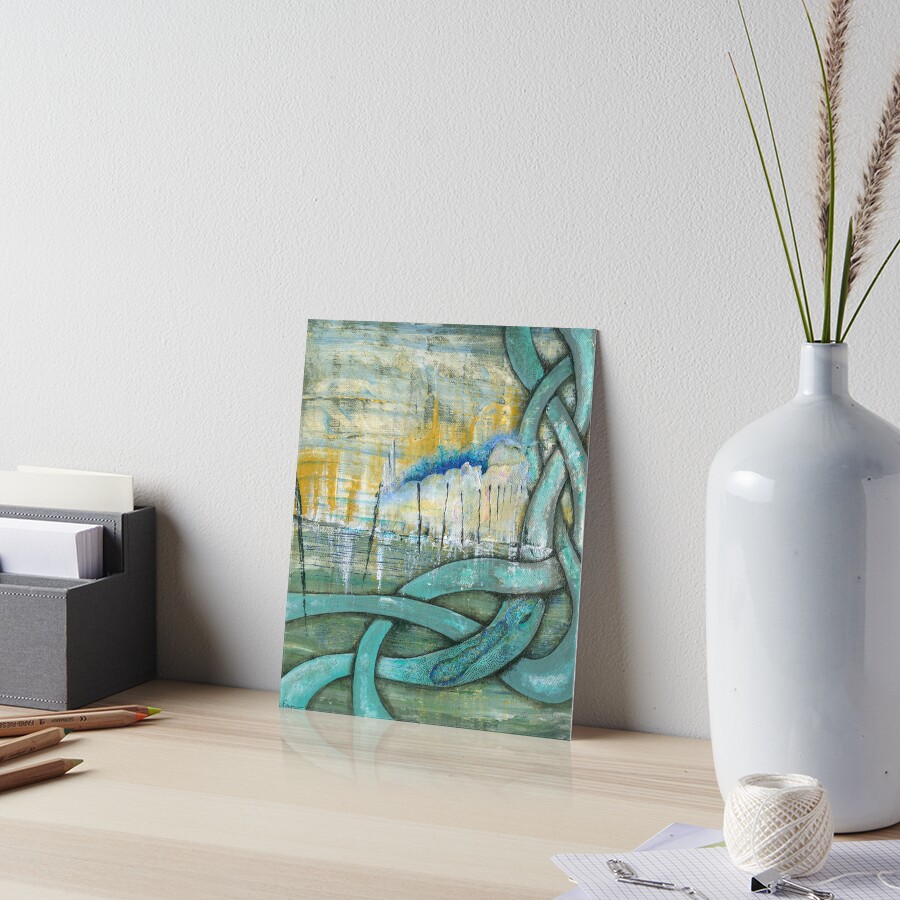 Touching Points Art Board Print