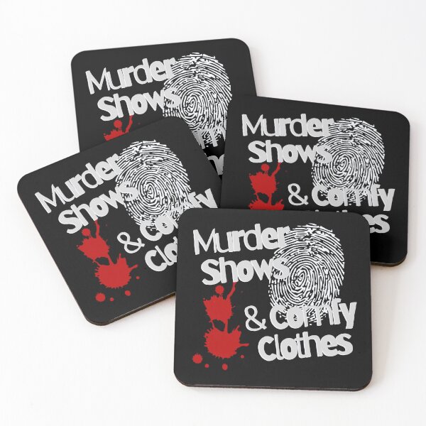Item preview, Murder Shows and Comfy Clothes Staycation Relax Self Care True Crime designed and sold by GrynszpanDezign.