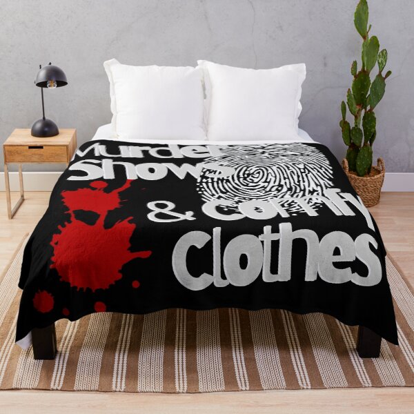 Item preview, Murder Shows and Comfy Clothes Staycation Relax Self Care True Crime designed and sold by GrynszpanDezign.
