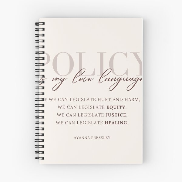 Item preview, Policy is my Love Language (long quote) designed and sold by marymerrymarie.