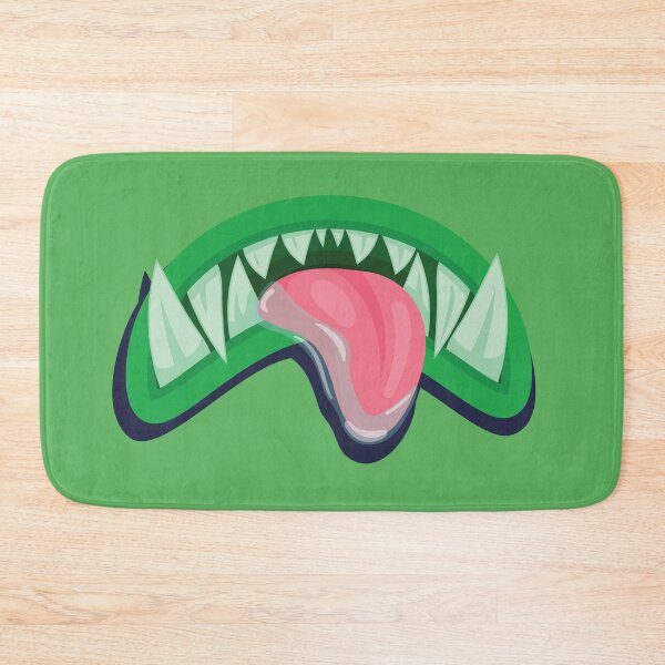 Item preview, slimy green monster mouth with sharp teeth and tongue out for monster lover. designed and sold by FastHub.