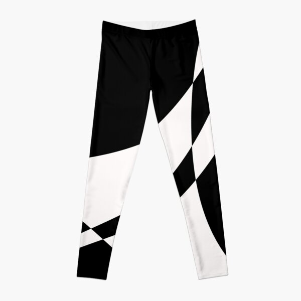 Black and White with a Twist by Julie Everhart Leggings