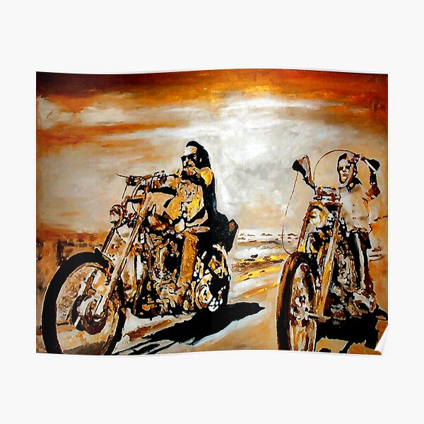 Easy Rider Painting By Denis Orellana Fine Art America